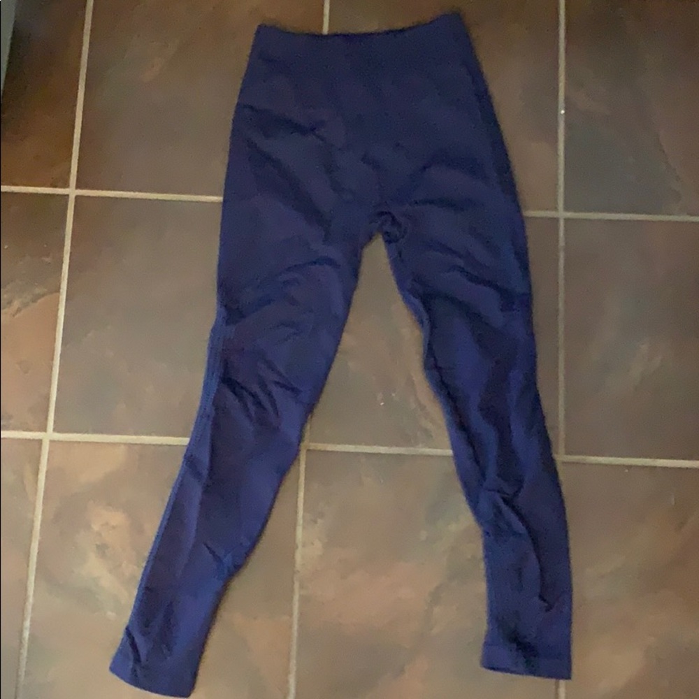 Navy Lululemon Ebb to Street tight